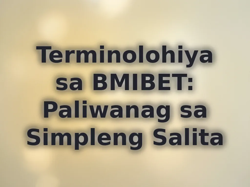 Casino Terminology