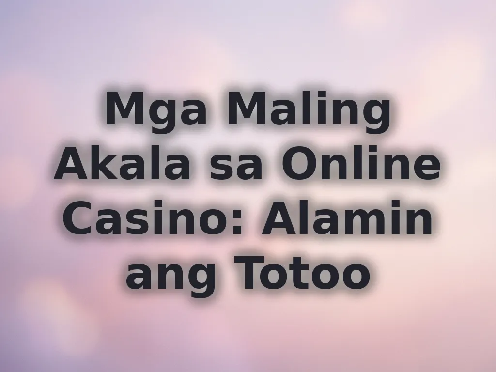 Gambling Myths
